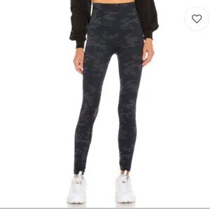 Spanx Black Grey Camo Look At Me Now Leggings